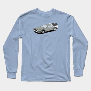 Why not do it with some style?! - Delorean Long Sleeve T-Shirt